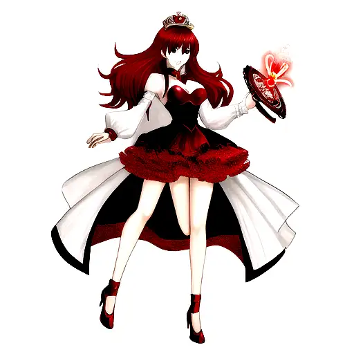 Queen Of Hearts Queen Of Swords Red And Black