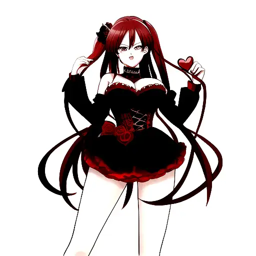 Queen Of Hearts Red And Black