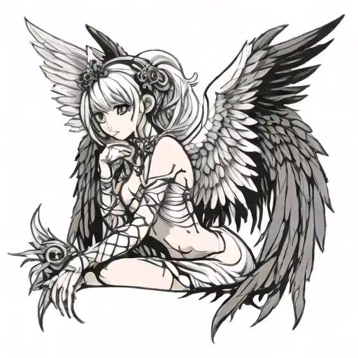 Feminine Evil Angel