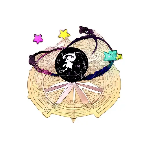 Reiky Symbol With Scorpio Constellation