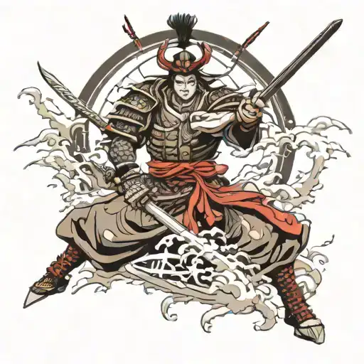 Samurai Brimming With Unmatched Power