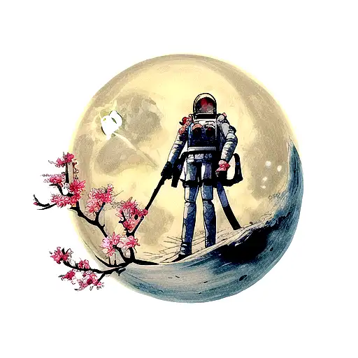 Flower On The Moon