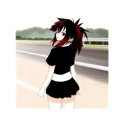 Highway Black And Red