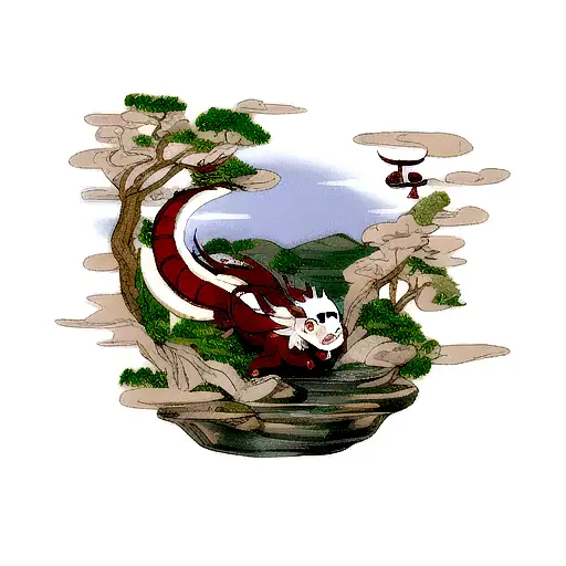 The Dragon Haku From Spirrited Away