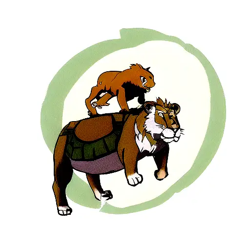 The Legend Of Aang Lion Turtle