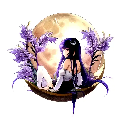 Moon With Iris