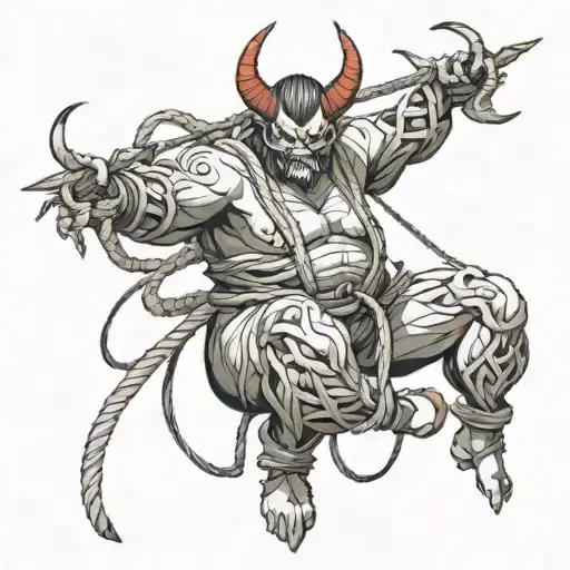 Thick Shibari Demon
