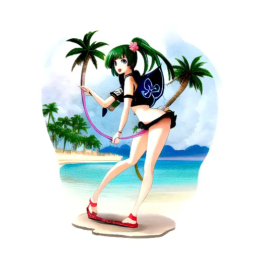 Palm Tree Ocean Lotus