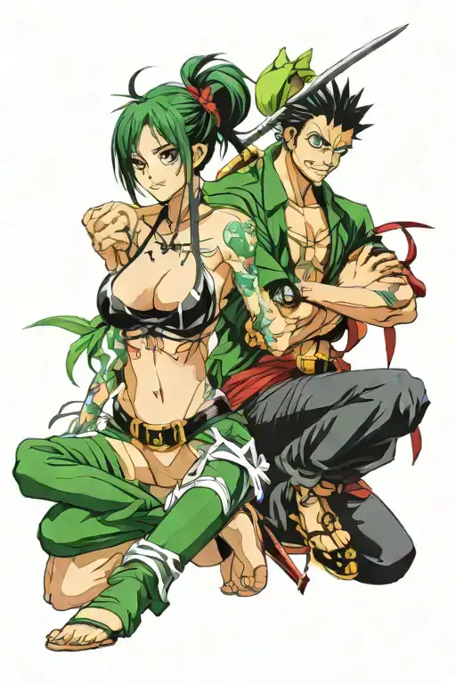 Highschool Dxd Akeno Himejima Sexy And One Piece Zoro Roronoa