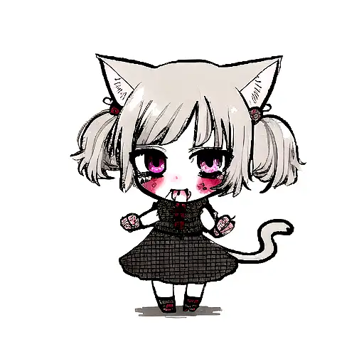 Girly Zombie Cat