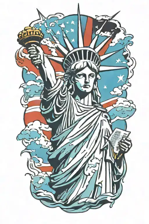 Statue Of Liberty Crying