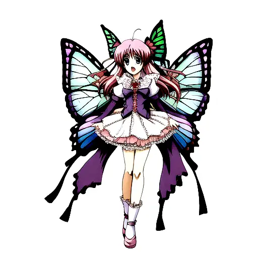 Fairy With Butterfly Wings