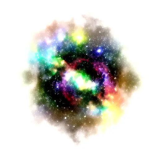 A Galaxy Between The Grasp Of Two Hands