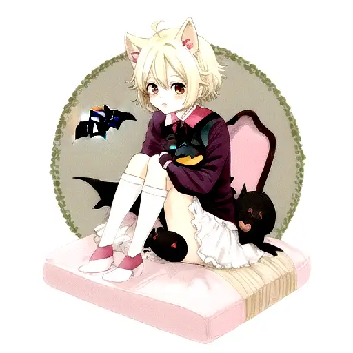 A Cute Looking Bat Cuddeling