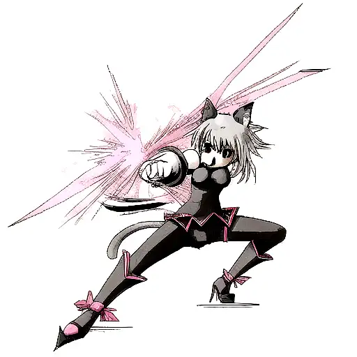 Cat Girl With Sharp Blades