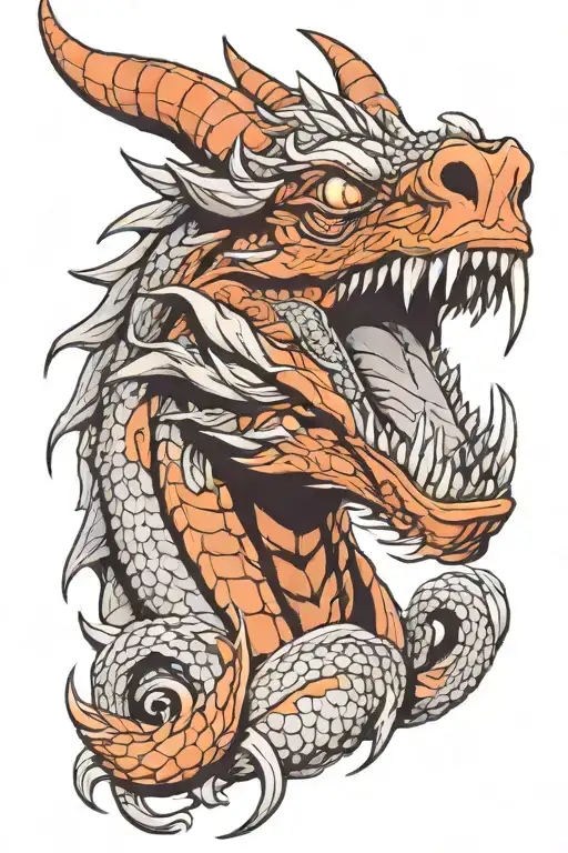 Dragon With Labrador Head