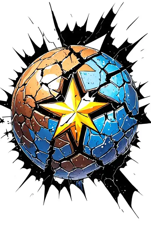 Broken 1-7 Star Ball