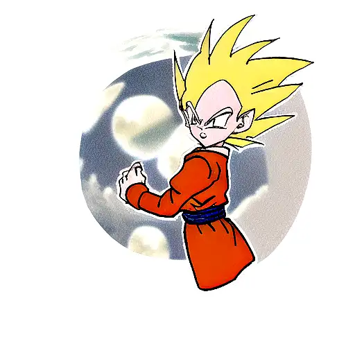 Dragonball Z Character In Space