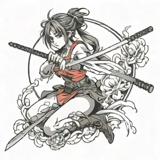 Girl With Katana