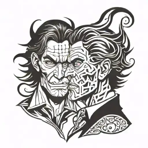 Jekyll And Hyde Split Same Face