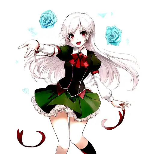 Red Rose Green Schnee