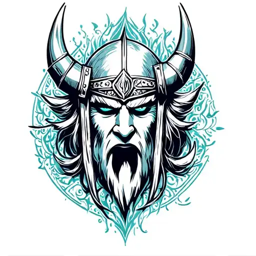 Viking Mask Forces Nature Intangible