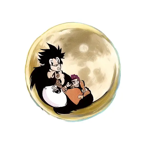 Monkey D Ruffy Inside The Moon