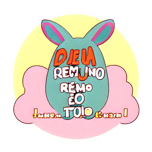 Conejo Con Remera Que Dice Teen Idol