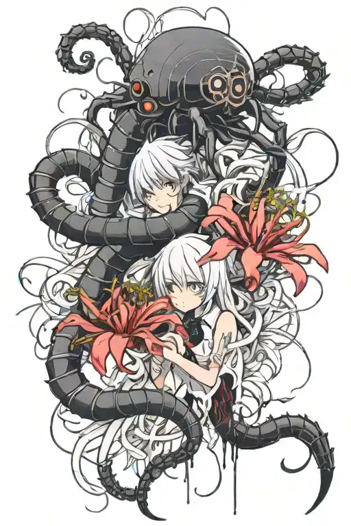 Tokyo Ghoul Centipede And Spider Lily
