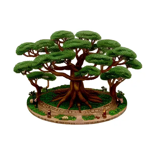 Fig Tree With Coiled Serpents