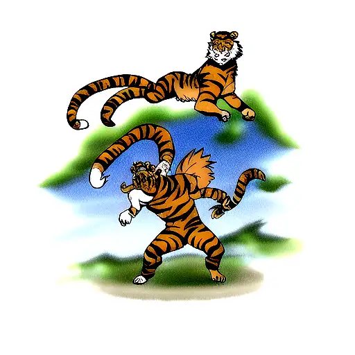 Spirit Of The Dragon And Tiger