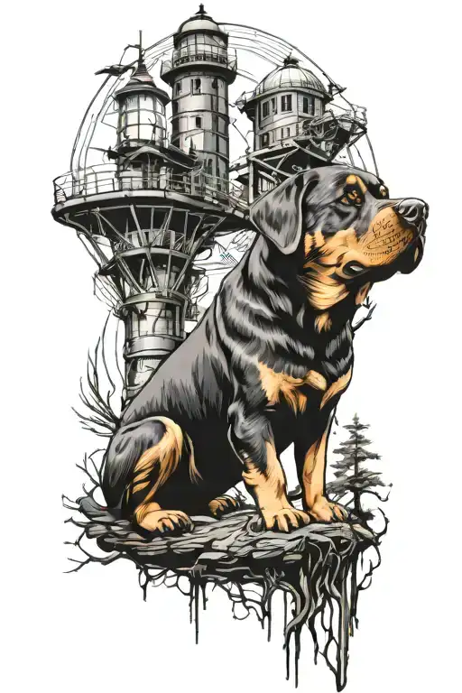 Rottweiler Woods Lighthouse