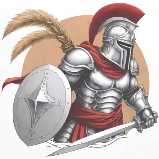 Spartan In Full Armor