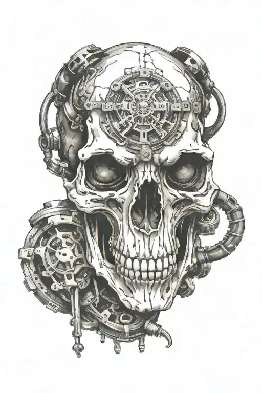 Animal Skull With A Blindfold