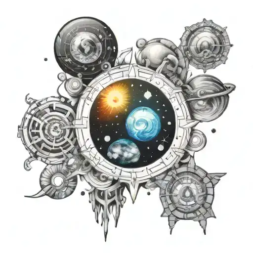 Chakra Planets Galaxy Universe Handofgod