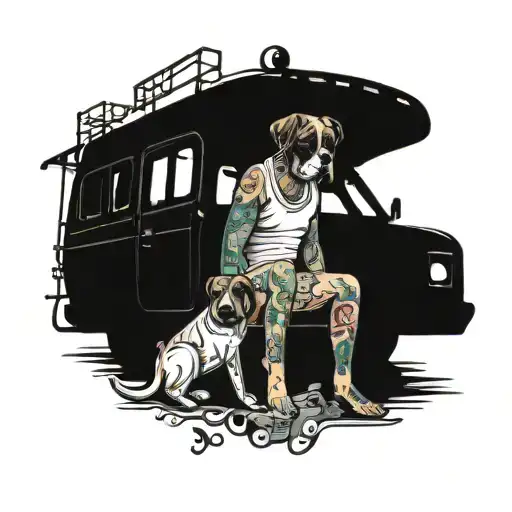 Depression Prison Camper Van Boxer Dog Woman Of My Dreams