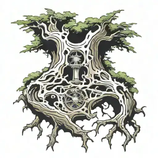 Greatful Dead Oak Tree