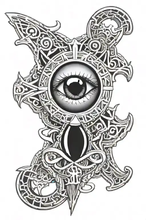 Ankh Symbol With Eye