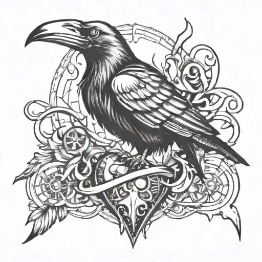 Reaper Sacred Heart Raven