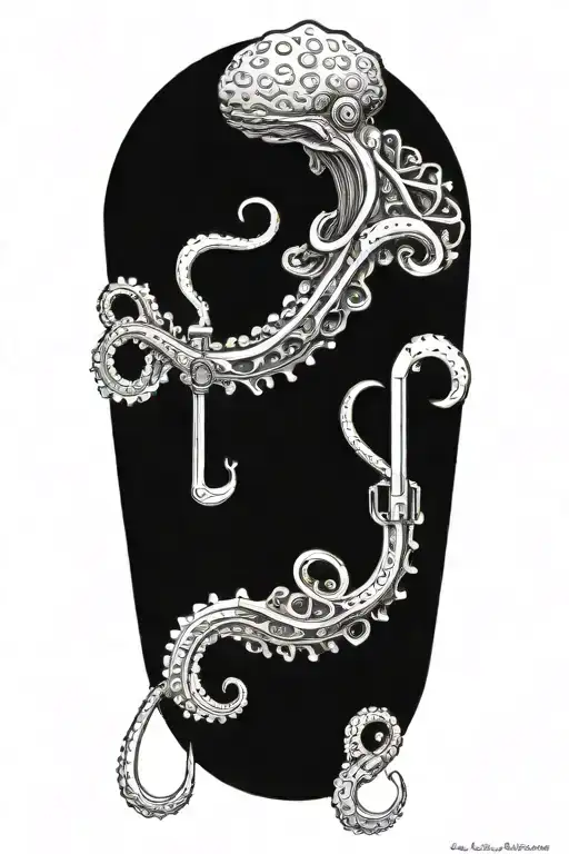 Octopus Holding Rifle