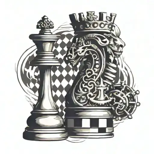 Chess King Chess Piece By Itself
