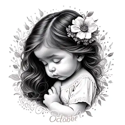Baby Girl Born In October