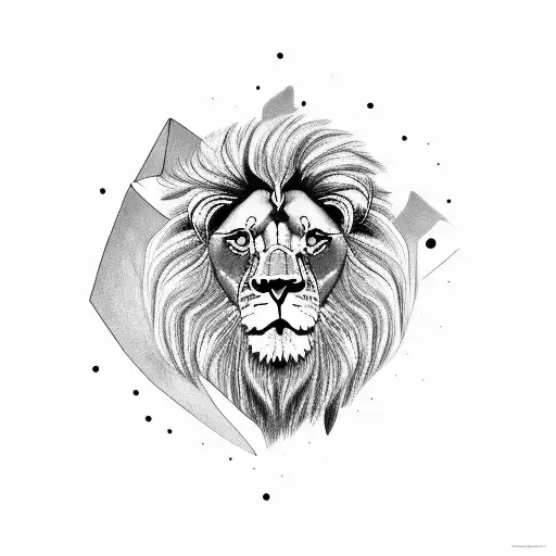 A Lion Driving A Vintage Car With Animals As Passengers