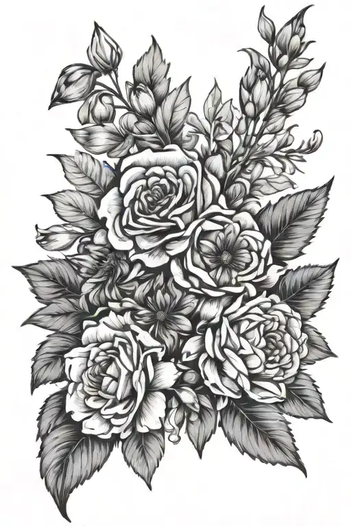 January And October Birth Flower Bouquets