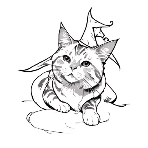 A Cat Witchy Style