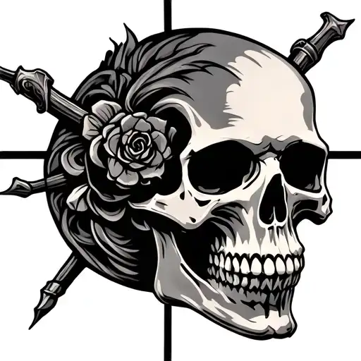 Skull Badass Masculine