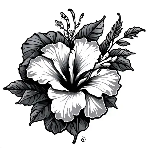 Sagittarus Scorpio Hibiscus