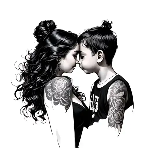 Mum And Son Called Harvey