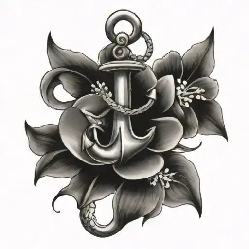Anchor And Orchid