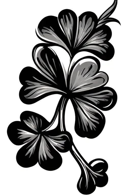Irish Four Clover Leaf